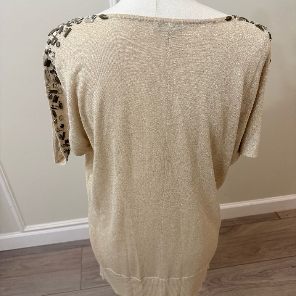 Cache Cream Embellished Blouse - Picture 7 of 8